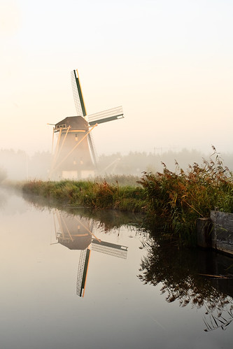 Windmill De Onrust, Muiden, The Netherlands